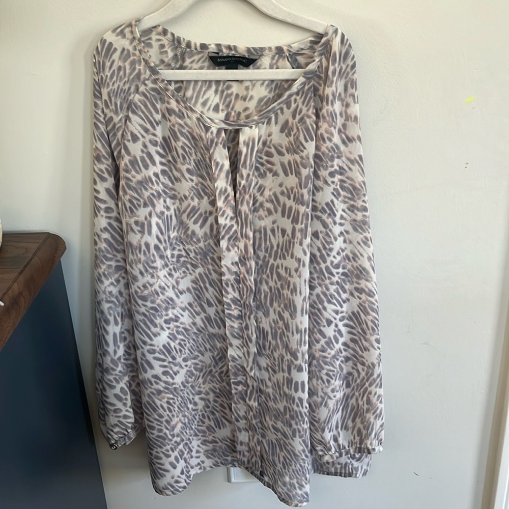 Multicolor print blouse